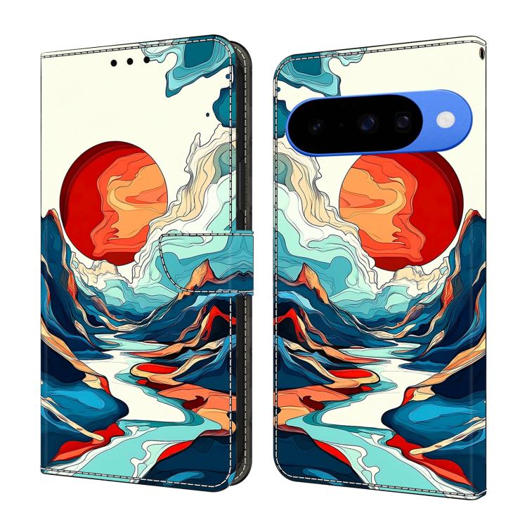Crystal-Like Painted Vegan Leather Phone Case, For Google Pixel 10a, For Google Pixel 10 Pro XL, For Google Pixel 10