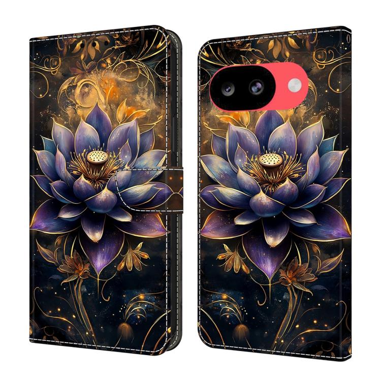 Crystal-Like Painted Vegan Leather Phone Case, For Google Pixel 10a, For Google Pixel 10 Pro XL, For Google Pixel 10