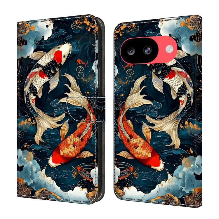 Crystal-Like Painted Vegan Leather Phone Case, For Google Pixel 10a, For Google Pixel 10 Pro XL, For Google Pixel 10