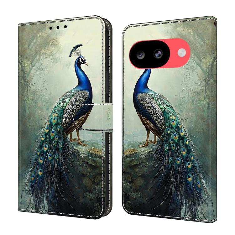Crystal-Like Painted Vegan Leather Phone Case, For Google Pixel 10a, For Google Pixel 10 Pro XL, For Google Pixel 10