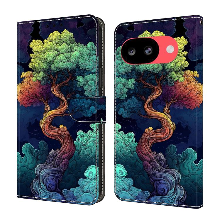 Crystal-Like Painted Vegan Leather Phone Case, For Google Pixel 10a, For Google Pixel 10 Pro XL, For Google Pixel 10