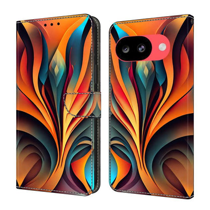 Crystal-Like Painted Vegan Leather Phone Case, For Google Pixel 10a, For Google Pixel 10 Pro XL, For Google Pixel 10