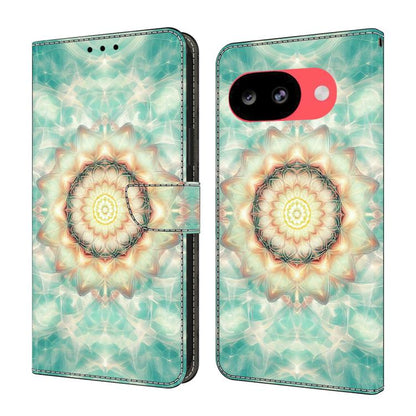 Crystal-Like Painted Vegan Leather Phone Case, For Google Pixel 10a, For Google Pixel 10 Pro XL, For Google Pixel 10