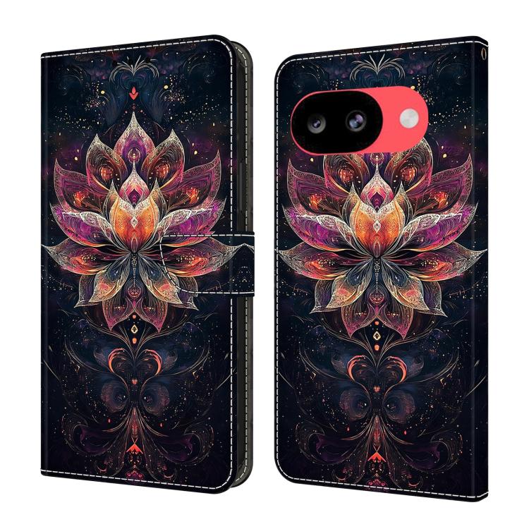 Crystal-Like Painted Vegan Leather Phone Case, For Google Pixel 10a, For Google Pixel 10 Pro XL, For Google Pixel 10