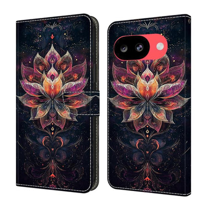 Crystal-Like Painted Vegan Leather Phone Case, For Google Pixel 10a, For Google Pixel 10 Pro XL, For Google Pixel 10