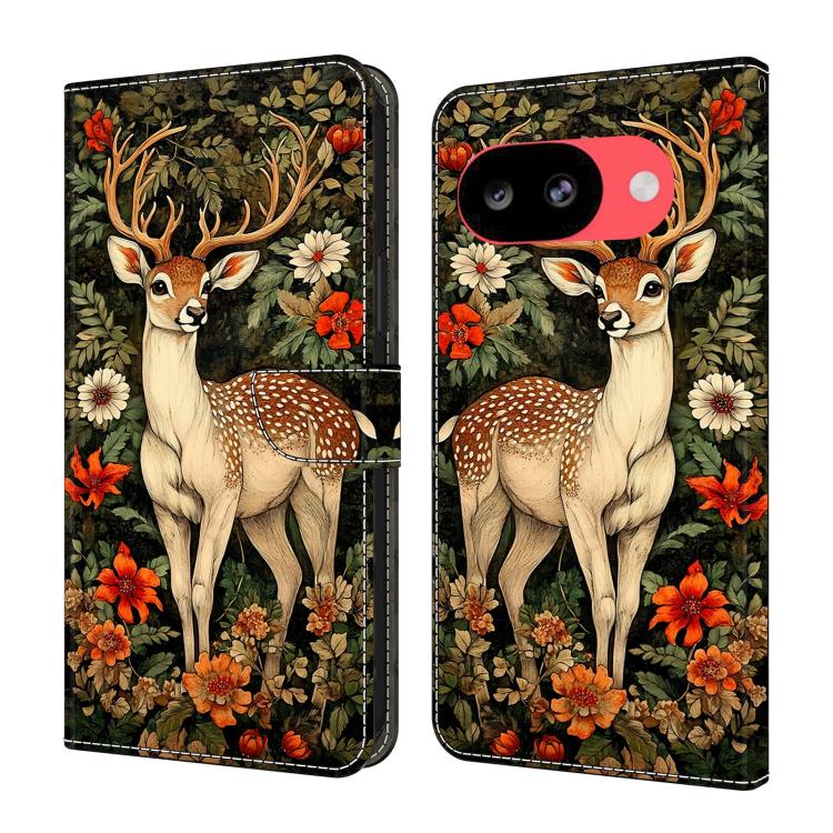 Crystal-Like Painted Vegan Leather Phone Case, For Google Pixel 10a, For Google Pixel 10 Pro XL, For Google Pixel 10