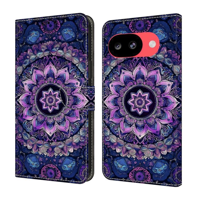 Crystal-Like Painted Vegan Leather Phone Case, For Google Pixel 10a, For Google Pixel 10 Pro XL, For Google Pixel 10