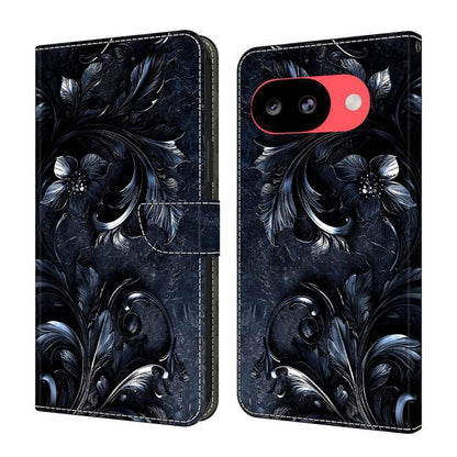 Crystal-Like Painted Vegan Leather Phone Case, For Google Pixel 10a, For Google Pixel 10 Pro XL, For Google Pixel 10