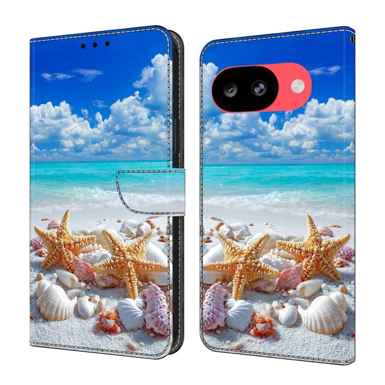 Crystal-Like Painted Vegan Leather Phone Case, For Google Pixel 10a, For Google Pixel 10 Pro XL, For Google Pixel 10