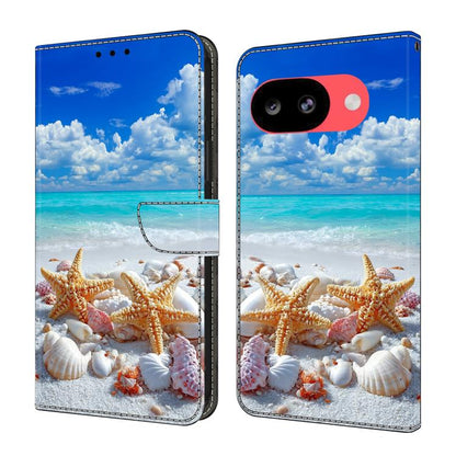 Crystal-Like Painted Vegan Leather Phone Case, For Google Pixel 10a, For Google Pixel 10 Pro XL, For Google Pixel 10