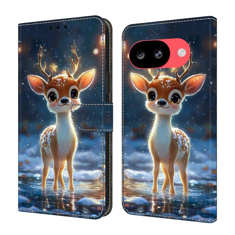 Crystal-Like Painted Vegan Leather Phone Case, For Google Pixel 10a, For Google Pixel 10 Pro XL, For Google Pixel 10