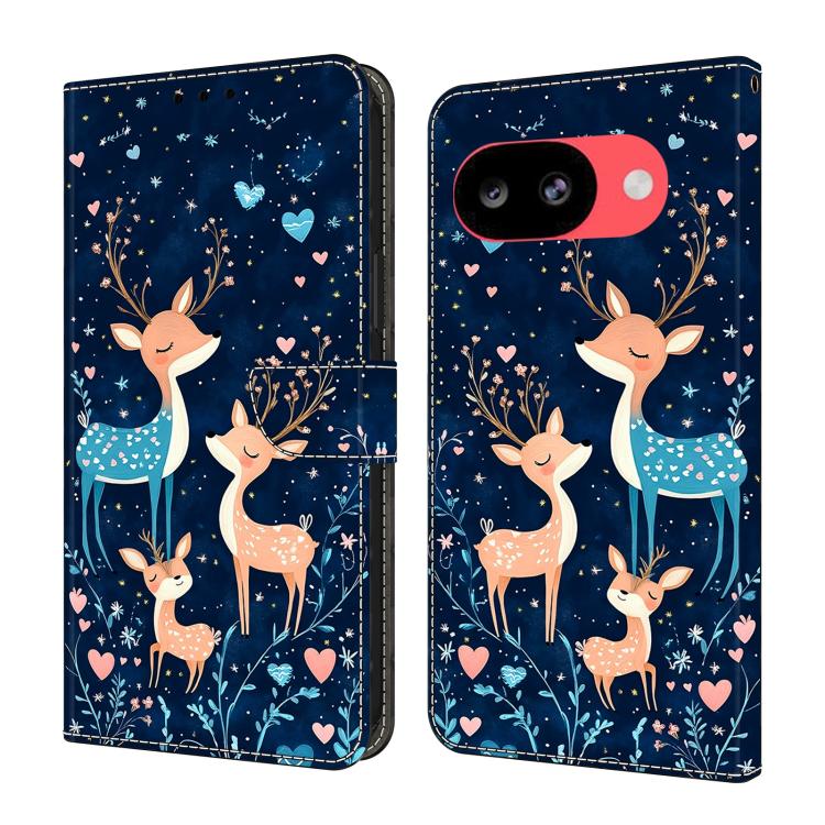 Crystal-Like Painted Vegan Leather Phone Case, For Google Pixel 10a, For Google Pixel 10 Pro XL, For Google Pixel 10