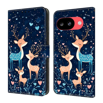 Crystal-Like Painted Vegan Leather Phone Case, For Google Pixel 10a, For Google Pixel 10 Pro XL, For Google Pixel 10