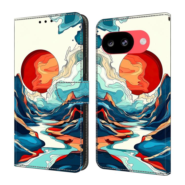 Crystal-Like Painted Vegan Leather Phone Case, For Google Pixel 10a, For Google Pixel 10 Pro XL, For Google Pixel 10