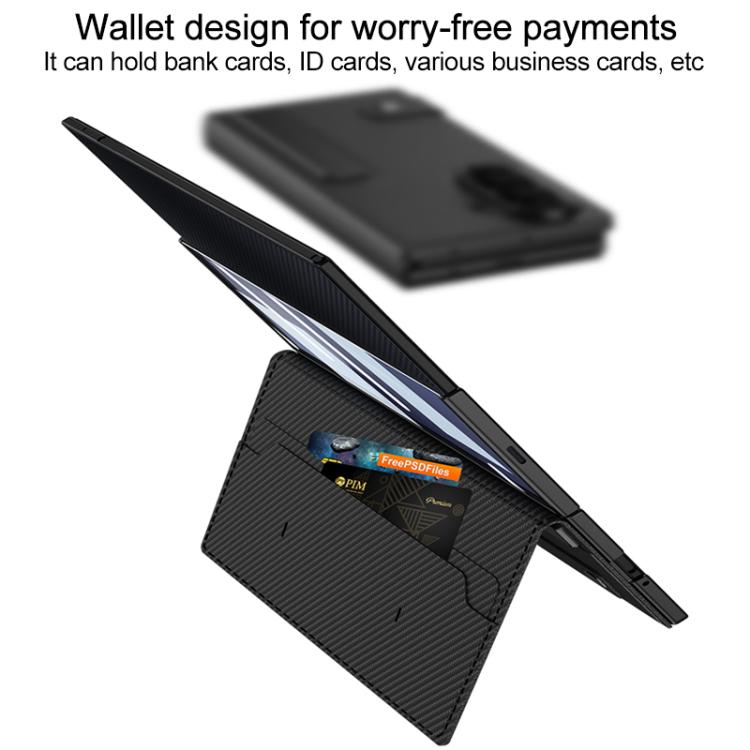 GKK Integrated Full Cover Flip Phone Case with Slotted Holder, For Galaxy Z TriFold