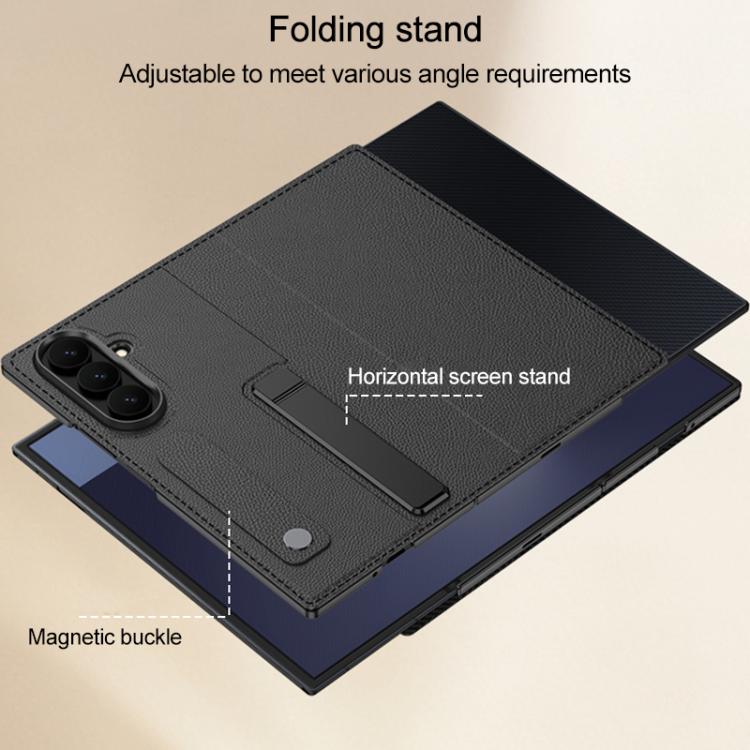 GKK Integrated Full Cover Flip Phone Case with Slotted Holder, For Galaxy Z TriFold