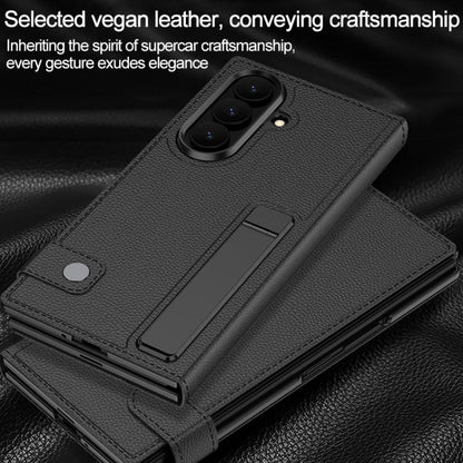 GKK Integrated Full Cover Flip Phone Case with Slotted Holder, For Galaxy Z TriFold
