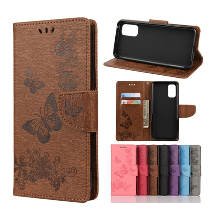 Butterflies Embossing Horizontal Flip Leather Case with Holder & Card Slots & Wallet, For OPPO Realme 7 Pro 5G, For OPPO Reno4 Pro 5G, For Xiaomi Mi 10T Lite 5G, For Xiaomi Mi 10T Pro 5G, For Xiaomi Mi 10T 5G
