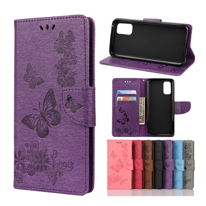 Butterflies Embossing Horizontal Flip Leather Case with Holder & Card Slots & Wallet, For OPPO Realme 7 Pro 5G, For OPPO Reno4 Pro 5G, For Xiaomi Mi 10T Lite 5G, For Xiaomi Mi 10T Pro 5G, For Xiaomi Mi 10T 5G