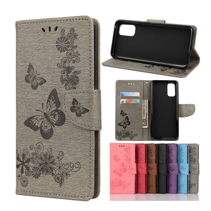 Butterflies Embossing Horizontal Flip Leather Case with Holder & Card Slots & Wallet, For OPPO Realme 7 Pro 5G, For OPPO Reno4 Pro 5G, For Xiaomi Mi 10T Lite 5G, For Xiaomi Mi 10T Pro 5G, For Xiaomi Mi 10T 5G