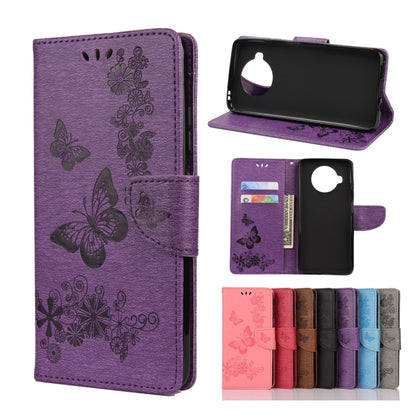 Butterflies Embossing Horizontal Flip Leather Case with Holder & Card Slots & Wallet, For OPPO Realme 7 Pro 5G, For OPPO Reno4 Pro 5G, For Xiaomi Mi 10T Lite 5G, For Xiaomi Mi 10T Pro 5G, For Xiaomi Mi 10T 5G