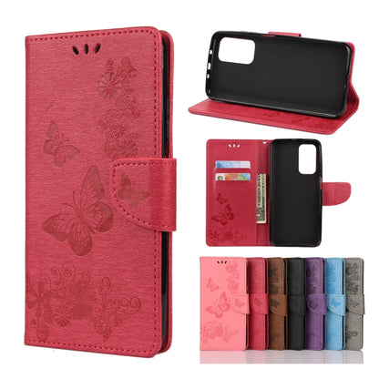 Butterflies Embossing Horizontal Flip Leather Case with Holder & Card Slots & Wallet, For OPPO Realme 7 Pro 5G, For OPPO Reno4 Pro 5G, For Xiaomi Mi 10T Lite 5G, For Xiaomi Mi 10T Pro 5G, For Xiaomi Mi 10T 5G