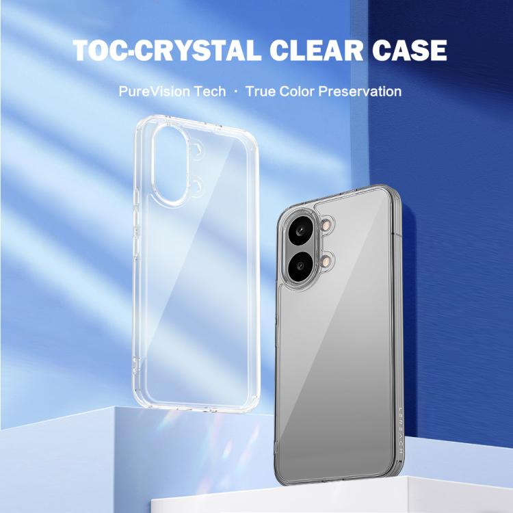 LeReach TOC Clear Series Dual-Composite Armor TPU + Acrylic Shockproof Phone Case, For Redmi Turbo 5 Max 5G, For Redmi Turbo 5 5G, For Redmi Note 15 Pro+ 5G Global, For Redmi Note 15 5G Global, For Redmi K90 Pro Max, For Redmi Note 15 Pro 4G Global    ...