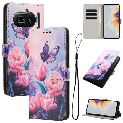 Color Drawing Pattern Leather Phone Case, For Nothing Phone 4a Pro, For Nothing Phone 4a