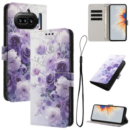 Color Drawing Pattern Leather Phone Case, For Nothing Phone 4a Pro, For Nothing Phone 4a