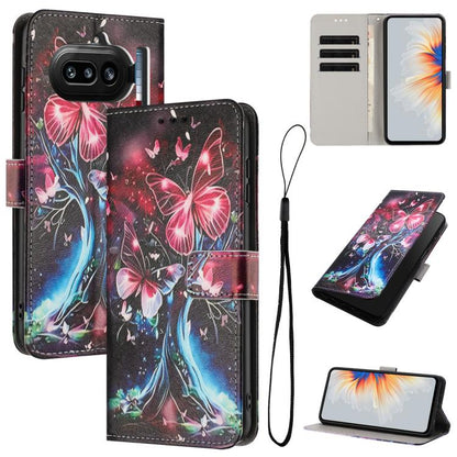 Color Drawing Pattern Leather Phone Case, For Nothing Phone 4a Pro, For Nothing Phone 4a