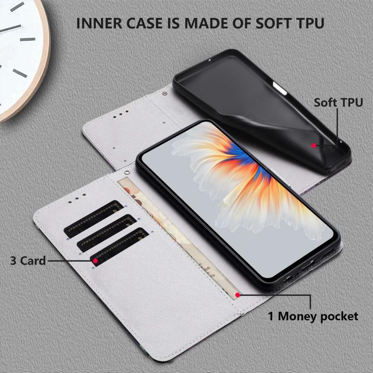 Color Drawing Pattern Leather Phone Case, For Nothing Phone 4a Pro, For Nothing Phone 4a