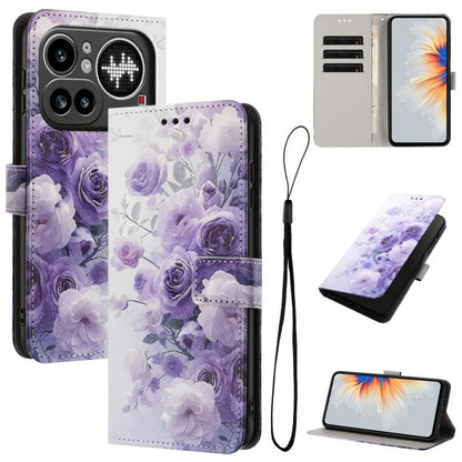 Color Drawing Pattern Leather Phone Case, For Nothing Phone 4a Pro, For Nothing Phone 4a