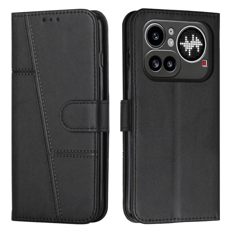 Stitching Calf Texture Buckle Leather Phone Case, For Nothing Phone 4a Pro, For Nothing Phone 4a