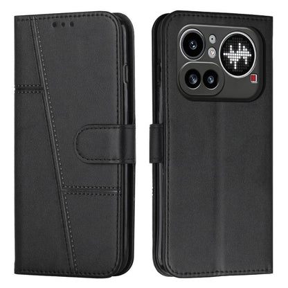 Stitching Calf Texture Buckle Leather Phone Case, For Nothing Phone 4a Pro, For Nothing Phone 4a