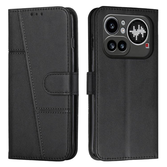 Stitching Calf Texture Buckle Leather Phone Case, For Nothing Phone 4a Pro, For Nothing Phone 4a