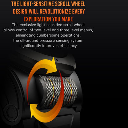 KT91 1.43 inch AMOLED Sports Smart Watch with Flashlight, Support Health Monitoring