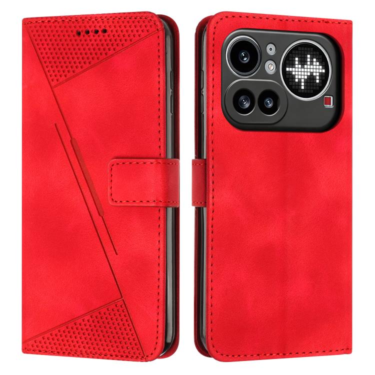 Dream Triangle Leather Phone Case with Lanyard, For Nothing Phone 4b, For Nothing Phone 4a Pro, For Nothing Phone 4a