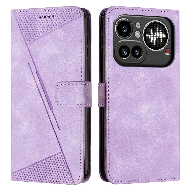 Dream Triangle Leather Phone Case with Lanyard, For Nothing Phone 4b, For Nothing Phone 4a Pro, For Nothing Phone 4a