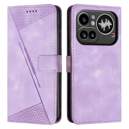 Dream Triangle Leather Phone Case with Lanyard, For Nothing Phone 4b, For Nothing Phone 4a Pro, For Nothing Phone 4a