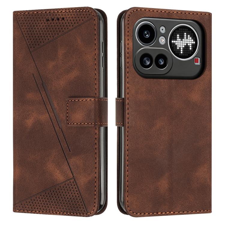 Dream Triangle Leather Phone Case with Lanyard, For Nothing Phone 4b, For Nothing Phone 4a Pro, For Nothing Phone 4a