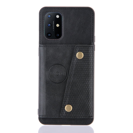 Double Buckle PU + TPU Shockproof Magnetic Protective Case with Card Slots & Holder, For OnePlus 8T, For Xiaomi Poco X3