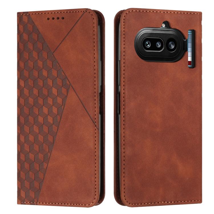 Diamond Splicing Skin Feel Magnetic Leather Phone Case, For Nothing Phone 4a Pro, For Nothing Phone 4a