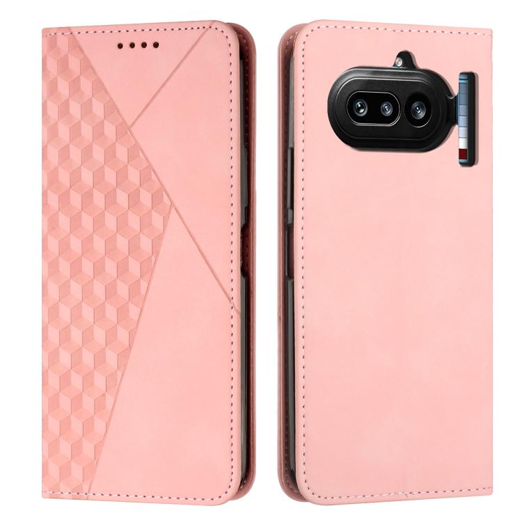Diamond Splicing Skin Feel Magnetic Leather Phone Case, For Nothing Phone 4a Pro, For Nothing Phone 4a