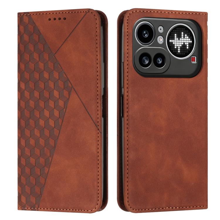 Diamond Splicing Skin Feel Magnetic Leather Phone Case, For Nothing Phone 4a Pro, For Nothing Phone 4a