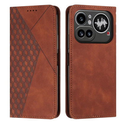 Diamond Splicing Skin Feel Magnetic Leather Phone Case, For Nothing Phone 4a Pro, For Nothing Phone 4a