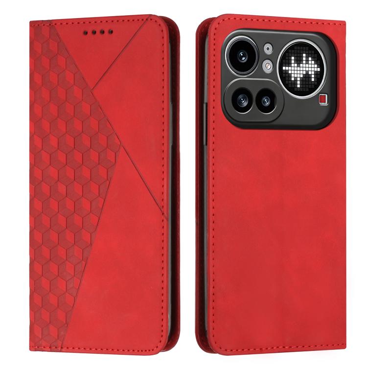 Diamond Splicing Skin Feel Magnetic Leather Phone Case, For Nothing Phone 4a Pro, For Nothing Phone 4a