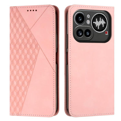 Diamond Splicing Skin Feel Magnetic Leather Phone Case, For Nothing Phone 4a Pro, For Nothing Phone 4a