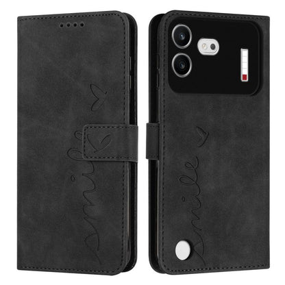Skin Feel Heart Embossed Leather Phone Case with Long Lanyard, For Nothing Phone 4b, For Nothing Phone 4a Pro, For Nothing Phone 4a
