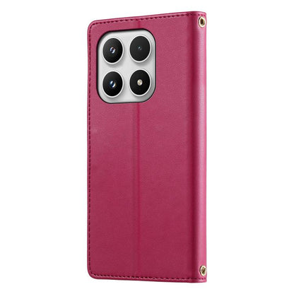 Cute Cats Magnetic Closure Vegan Leather Phone Case with Strap, For Xiaomi 17 Max, For Xiaomi 17T Pro 5G, For Xiaomi 17T 5G, For Xiaomi Poco X8 Pro Max / Redmi Turbo 5 Max, For Xiaomi Poco X8 Pro 5G / Redmi Turbo 5 5G, For Xiaomi 17 Ultra              ...