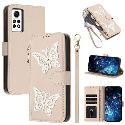 Glitter Butterfly Zipper Vegan Leather Phone Case with Wrist Strap, For Redmi Note 14S 4G Global, For Redmi K80 / K80 Pro, For Redmi Note 14 4G 164.84mm, For Redmi Note 14 Pro 5G, For Redmi Note 14 5G, For Redmi Note 14 Pro 4G Global                   ...